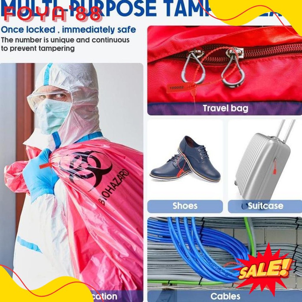 

100Pcs Security Seal 25Cm Segel Koper Segel Locis Security Seal Locis Satu Kunci Diskon