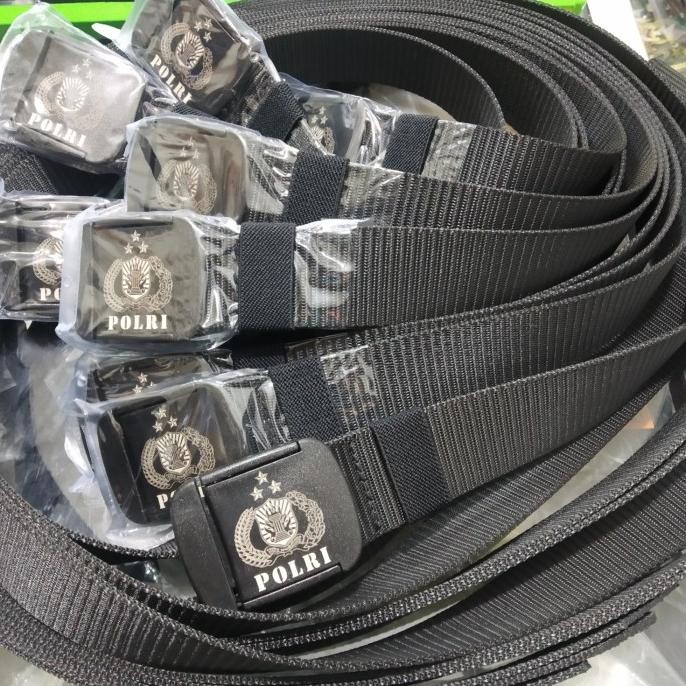 new  Sabuk Hitam Tactical Laser logo Polri