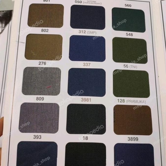 bahan kain verlando/american drill cocok untuk semua seragam