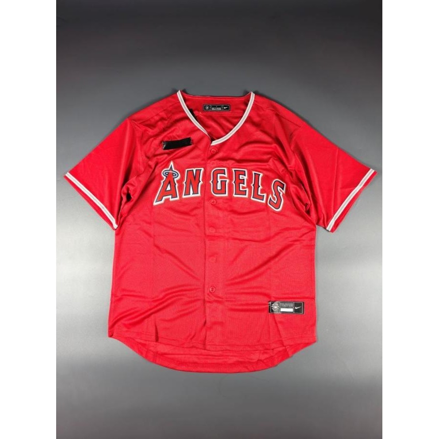 Baju Jersey Baseball Mlb Los Angeles Angels Merah Premium Quality Co