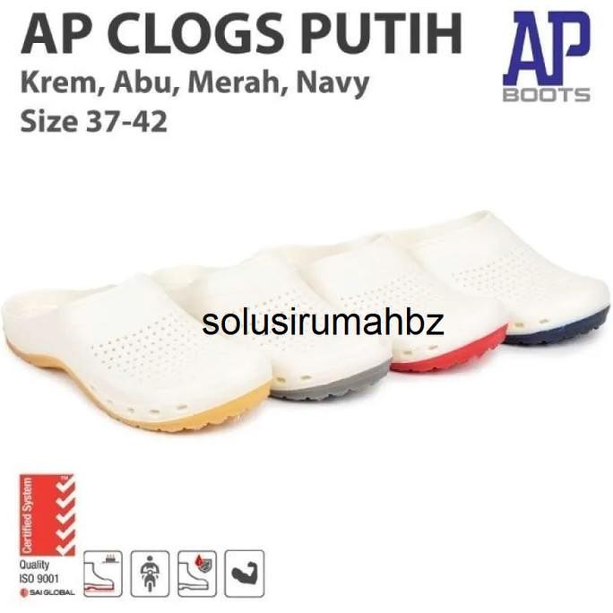 *****] ap boots clogs sepatu sandal sepatu boot clog slip on pvc karet