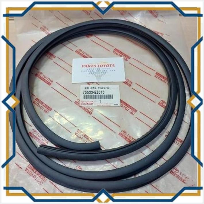 [PAR] LIS LIST KARET MOULDING KACA LUAR DEPAN AVANZA XENIA ASLI 75533-BZ010