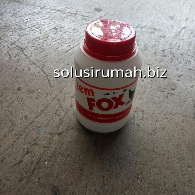 

=====] LEM PUTIH BOTOL 1KG FOX SUPER KAYU PVA