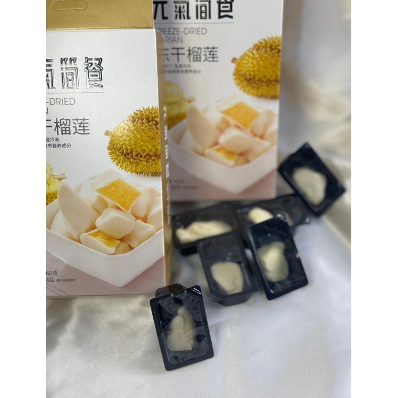 

GV23 (HALAL)Snack Durian Freeze 60gram/Cemilan sehat buah durian beku Terlaris