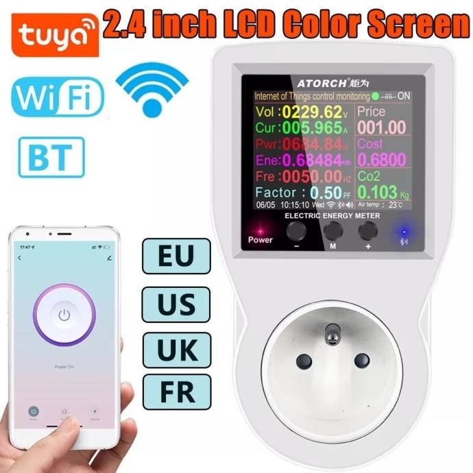 Open DS] smart wifi energy meter KWh meter smart plug socket power meter daya