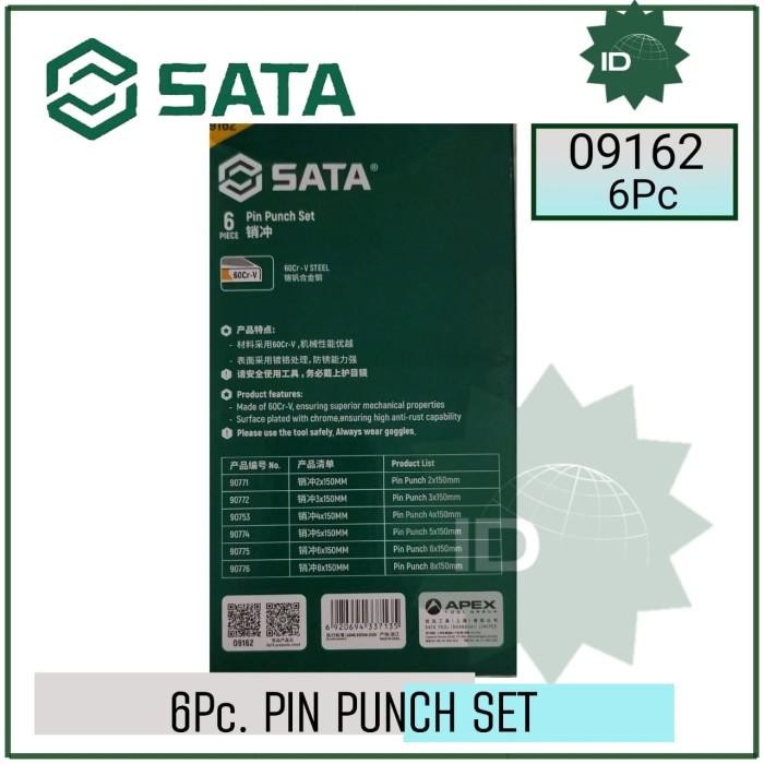 

Mata Pin Pahat 6 Pcs Pahat Pin Set 09162 Pin Punch Set Sata Original Dan Terpercaya