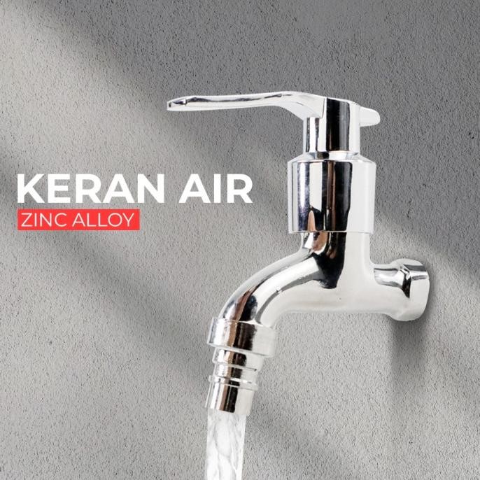 =+=+=+] keran stop kran air wastafel bak mandi tempat cuci piring 1/2 inch