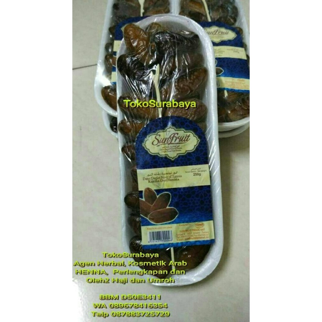 

(Good) Kurma Tunisia Sun fruit Frutt Sunfruit Sunfrutt 250 gr