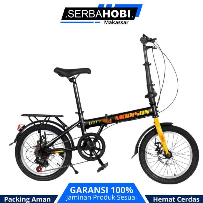 Produk Unggulan] Sepeda Lipat Morison i6 inch dan 20 inch/Sepeda Lipat kekinian Model Morison/Sepeda