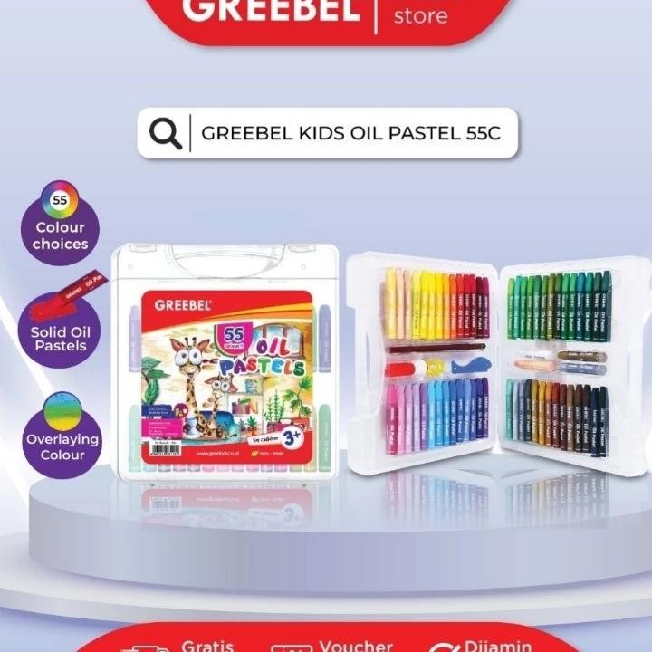 

Greebel Crayon 55 Warna / Oil Pastel Greebel 55 Warna