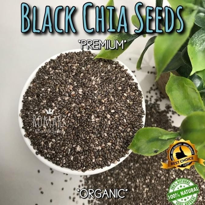 

(Good) ORGANIC BLACK CHIA SEEDS PREMIUM 500 gr | Organic Chia Seed 500gr