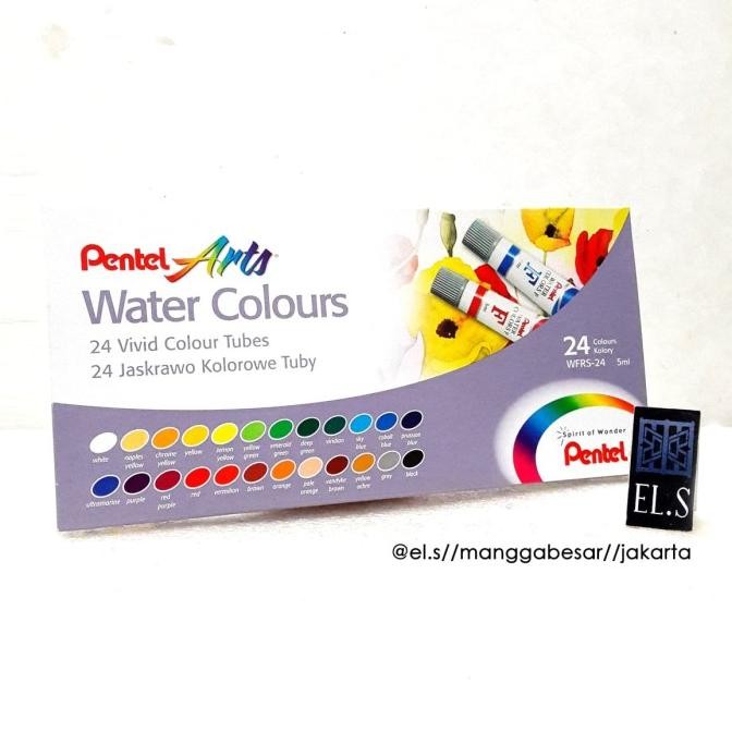 

Baru Pentel Water Color 24 Warna ( Cat Air ) Premium