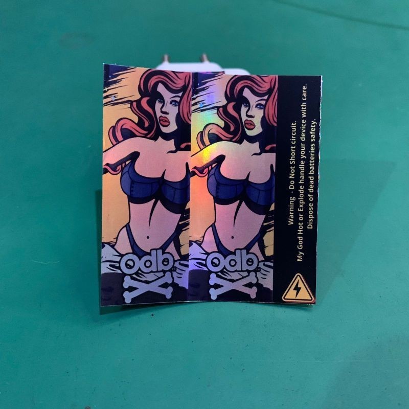 

*PromoGet2* Stiker Wrap Baterai 18650 Odb New Hologram V2 Pelindung Dan Pelapis 29 Stiker Garskin HP/Case Custom COD