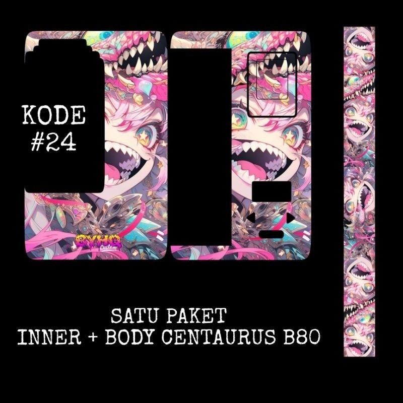 

*PromoGet2* Stiker Merk B80 Lg Paket 24 Stiker Garskin HP/Case Custom Dan COD