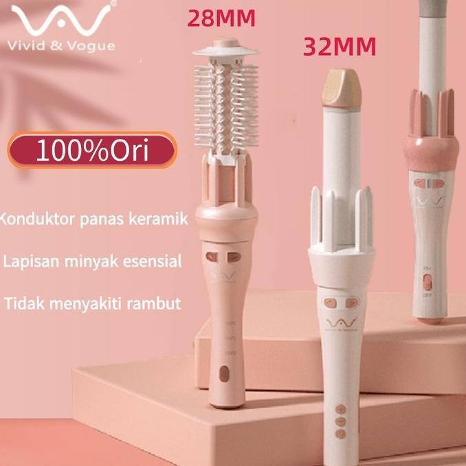 VIVID VOGUE Catokan Curly Otomatis 32MM Curling Iron Tahan Lama