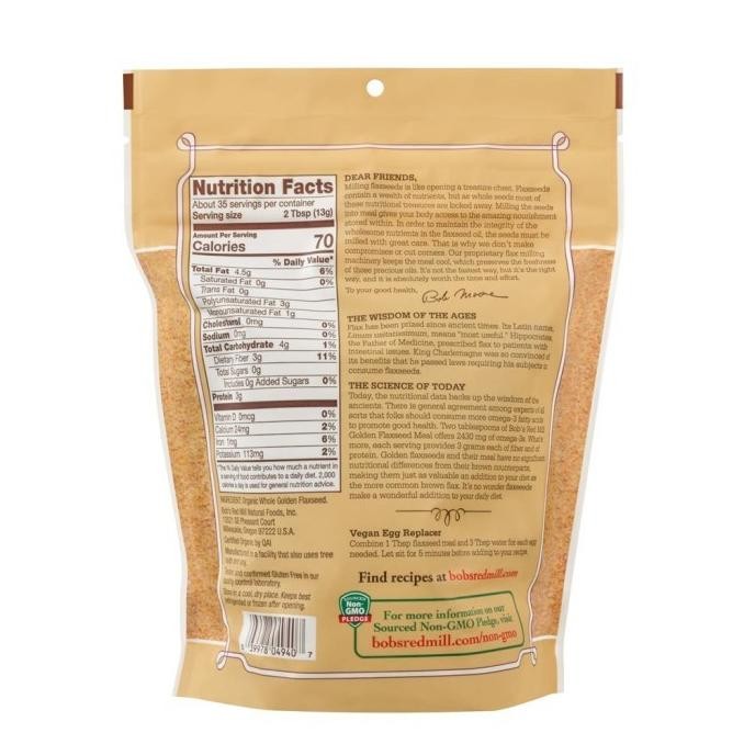 

(Good) Organic Golden Flaxseed Meal ( 453 gr ) - BRM