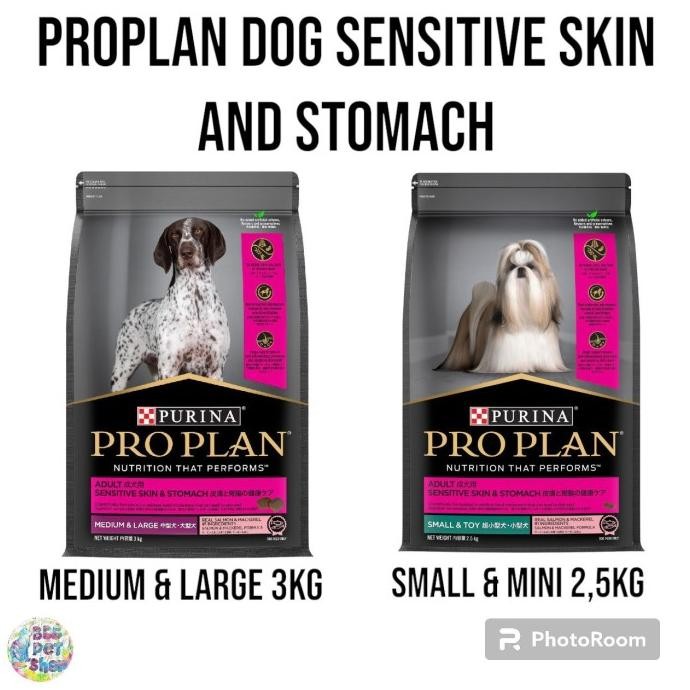 TERMURAH - PROPLAN SENSITIVE SKIN AND STOMACH FOR ADULT DOG / PROPLAN OPTIRESTORE