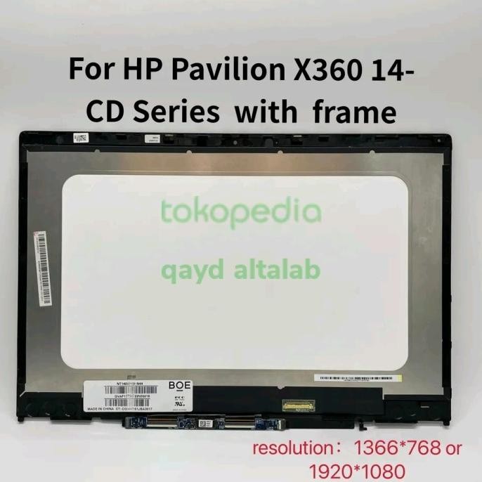 lcd led HP Pavilion X360 14 cd 14-cd000 Touchscreen SAMD