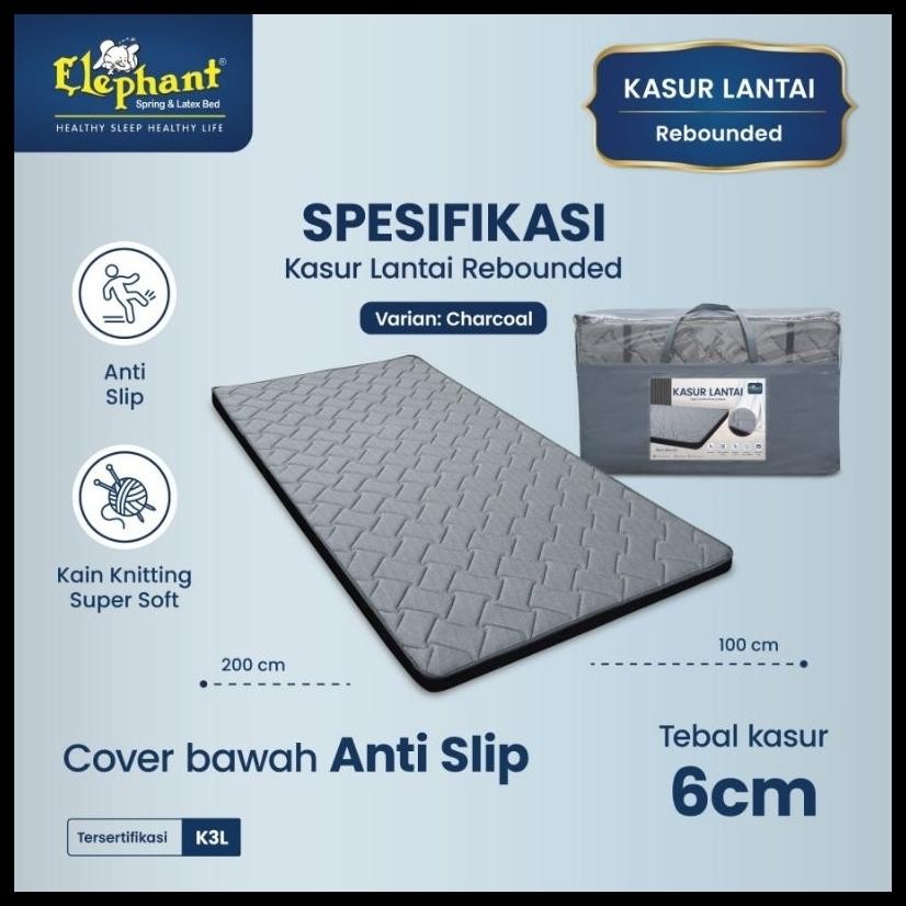 KASUR LANTAI REBOUNDED ELEPHANT