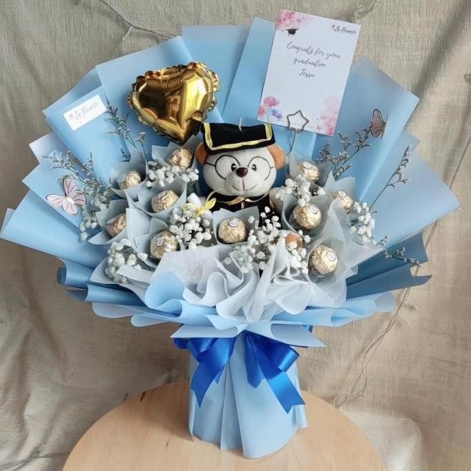 

Buket coklat ferrero rocher | buket wisuda / ulang tahun / anniversary Terlaris