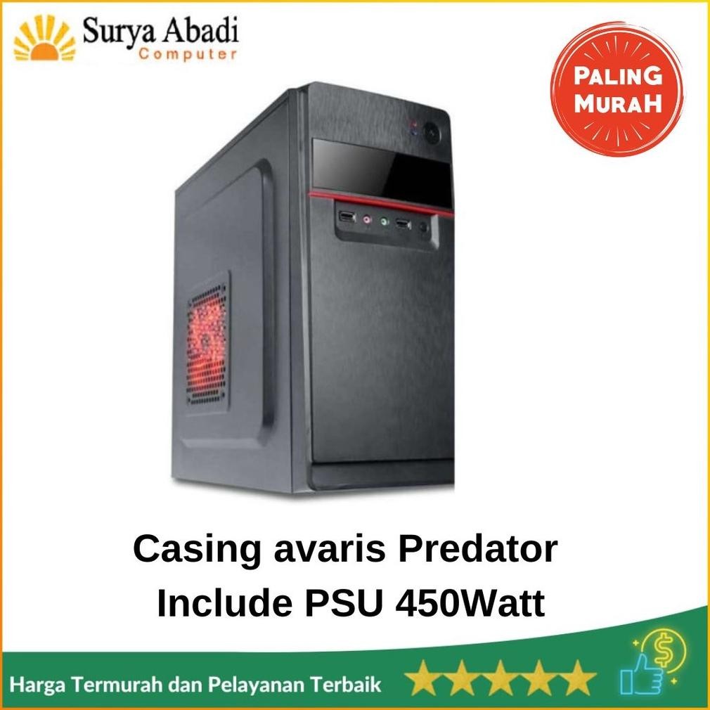 Promo Casing Avaris + Psu 450 Watt | Casing Mini Itx Include Psu 450 W