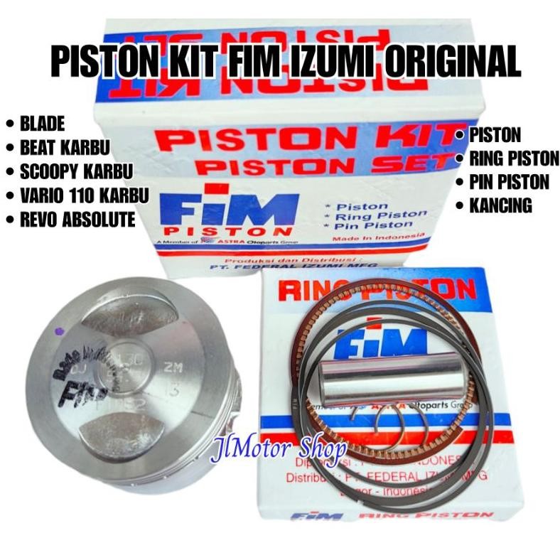 Piston Fim Beat Karbu Scoopy Karbu Vario 110 Karbu Blade Revo Set Piston Ring Piston Set