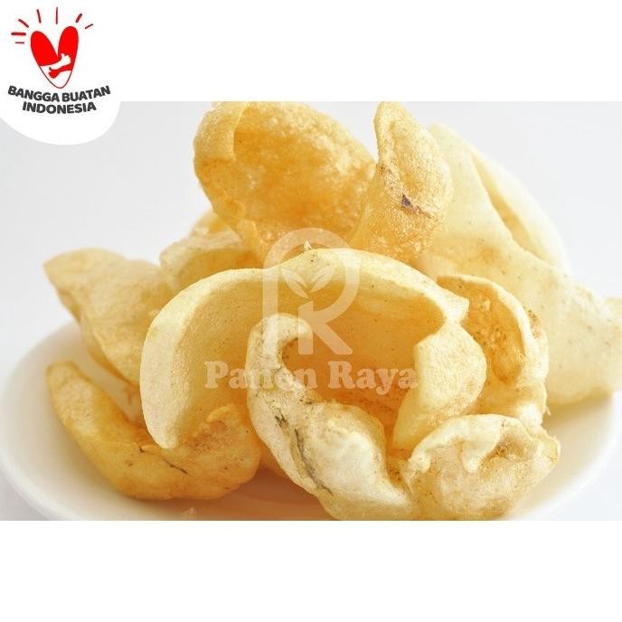 

(Good) Krupuk Krecek Rambak Kerbau Tipis PR 250gr Keripik Kulit Siap Makan