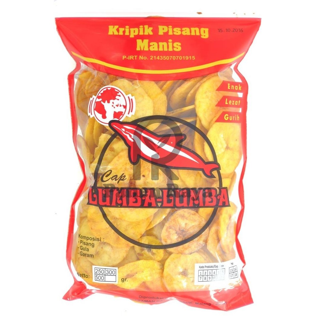 (Good) Keripik Pisang Agung Malang Cap Lumba Lumba Kripik Manis / Asin