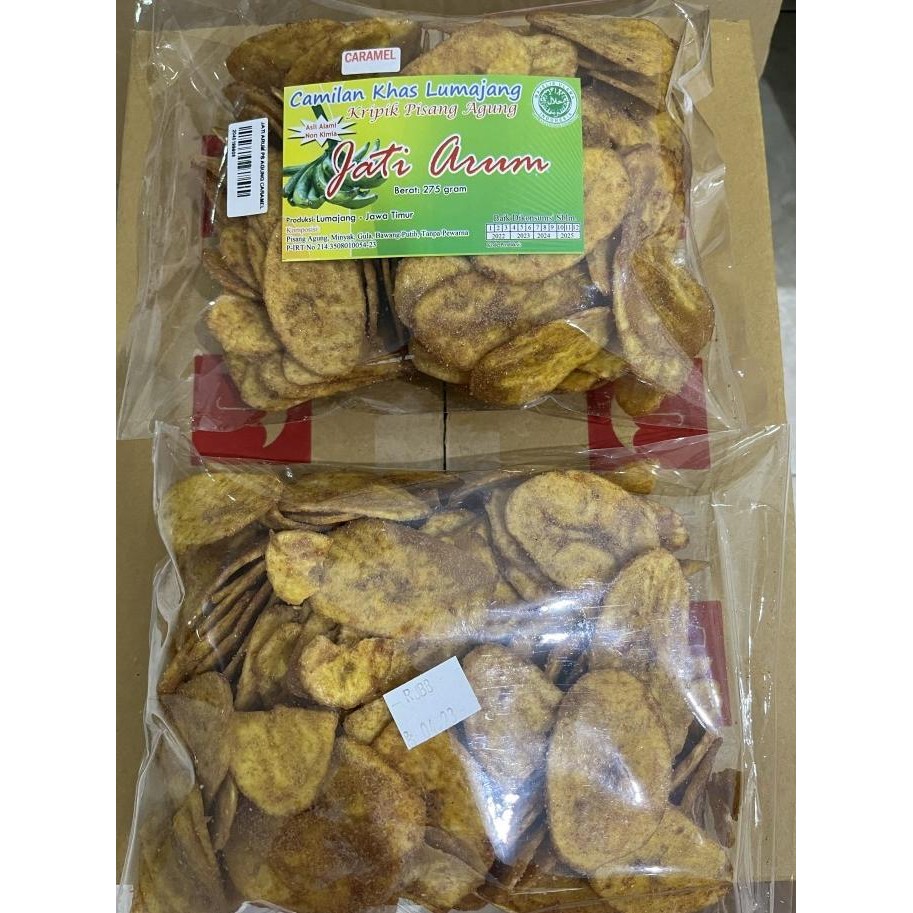 

(Good) Keripik kripik pisang agung Jati Arum oleh-oleh khas Lumajang