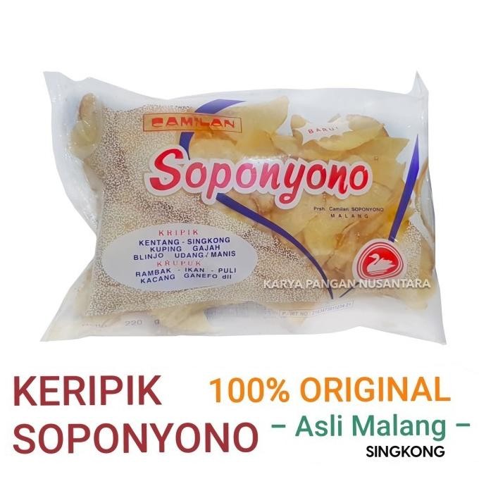 

(Good) Keripik Singkong Soponyono Original/ Kripik Singkong Soponyono Malang