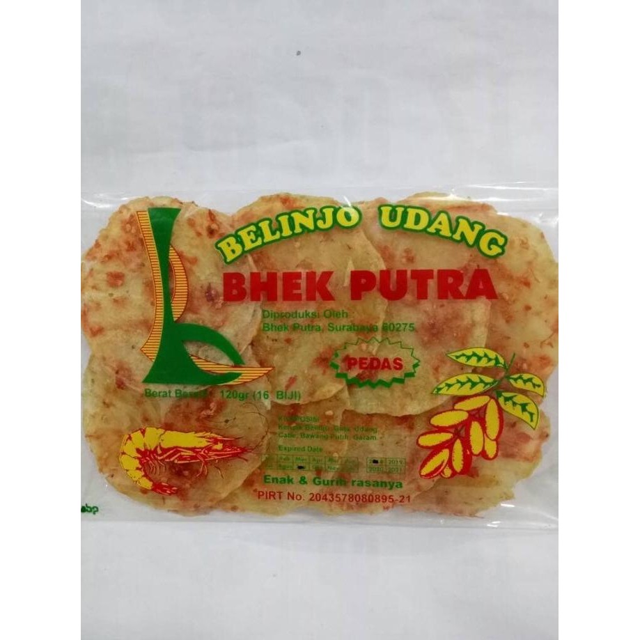 

(Good) emping belinjo blinjo udang manis pedas mentah bhek putra