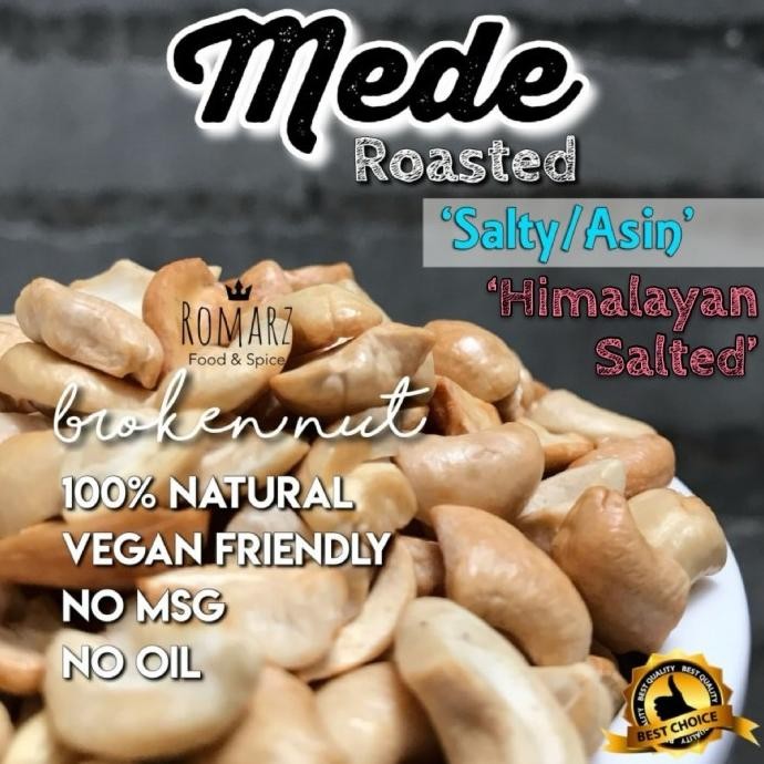 

(Good) KACANG MEDE OVEN ASIN PECAH - 500gr MEDE PANGGANG MENTE OVEN PECAH