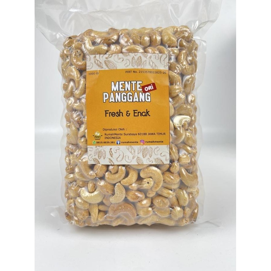 

(Good) KACANG METE MEDE 1KG UTUH MATANG OVEN PANGGANG (KUALITAS SUPER)