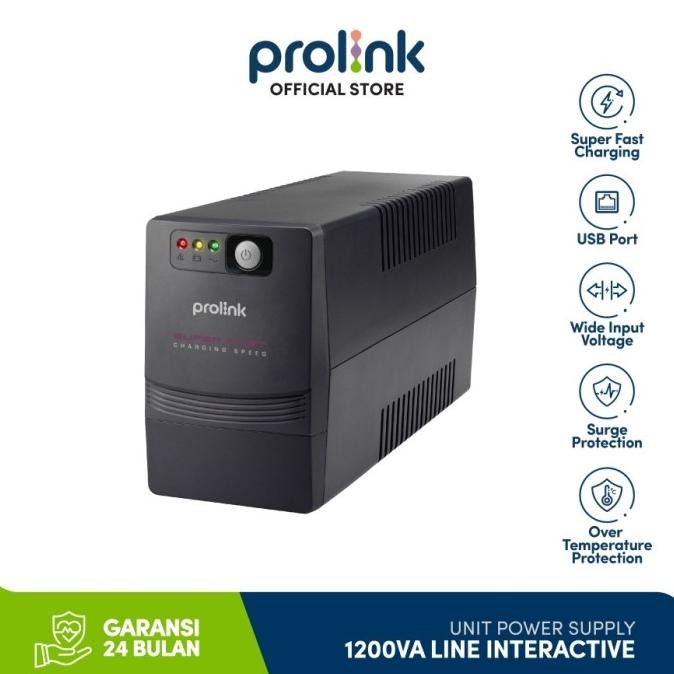 Ups Prolink 1200Va 1200 Va 1201 Sfcu + Stabilizer