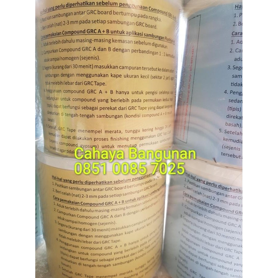 Kompon Compound Compond GRC Board A dan B AB 2 Komponen A+B 2Komponen