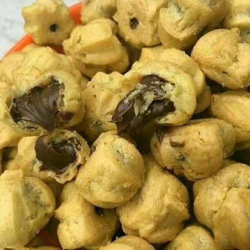 

(Good) Soes Mini isi Coklat Lumer 500gram
