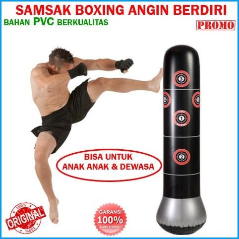 Samsak Tinju Berdiri Murah Samsak Angin Tiup Alat Boxing Original Co