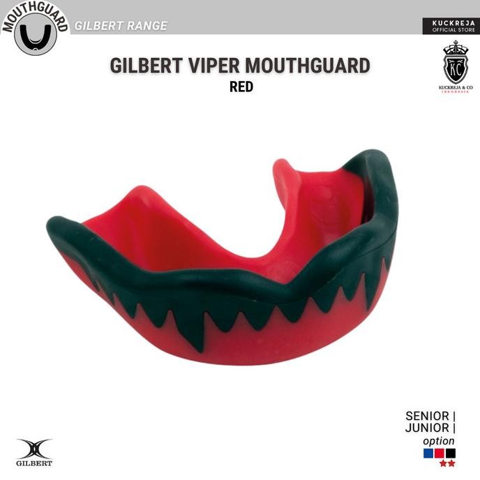 Gilbert Viper Mouthguard - Red Co