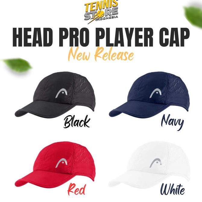 Head Pro Player Tennis Cap Dri-Fit / Topi Tenis Head Co