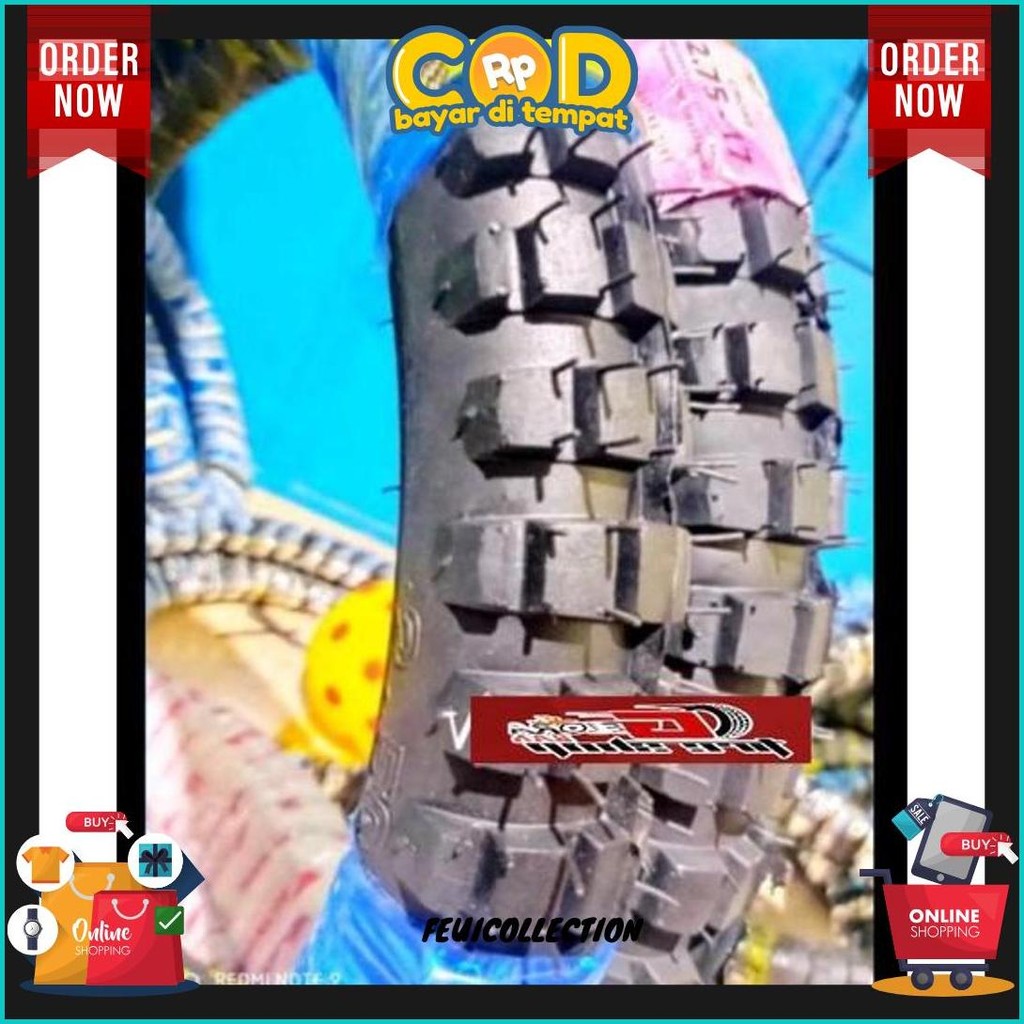 Sepasang Ban Motor Bebek Cross  250-17 & 275-17 Ban Ring 17 Trail Ban Cros Ban Cangkul Richstone Ban