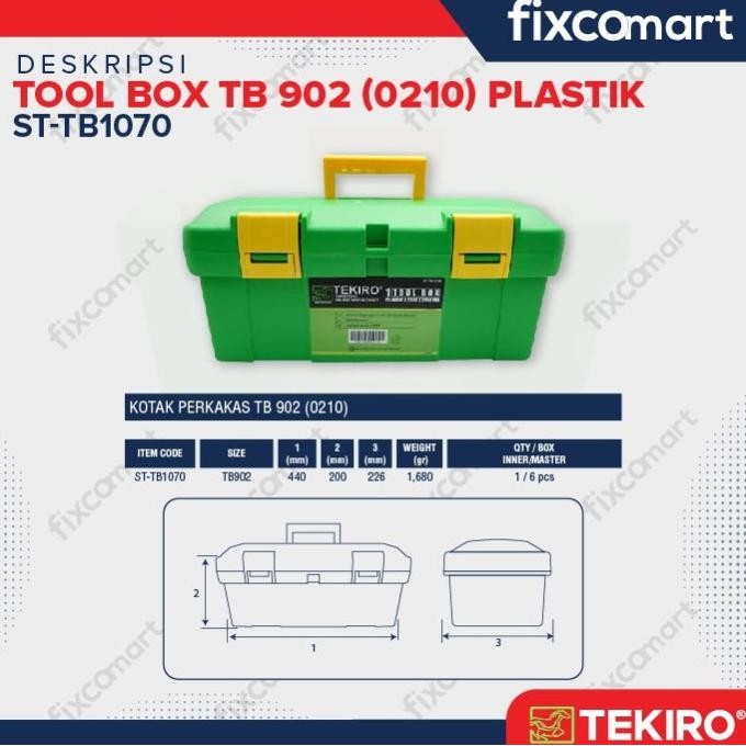 Grosir Tekiro Toolbox 0210 / Toolbox Plastik