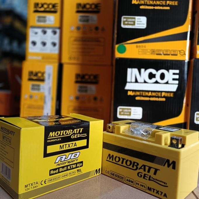 AKI MOTOR UNTUK NINJA 250 KARBU MTX7A MOTOBATT