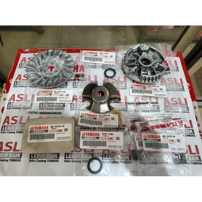 Paket Cvt Pully Depan Mio Sporty - Mio Smile - Mio Soul Karbu Ori Ymh