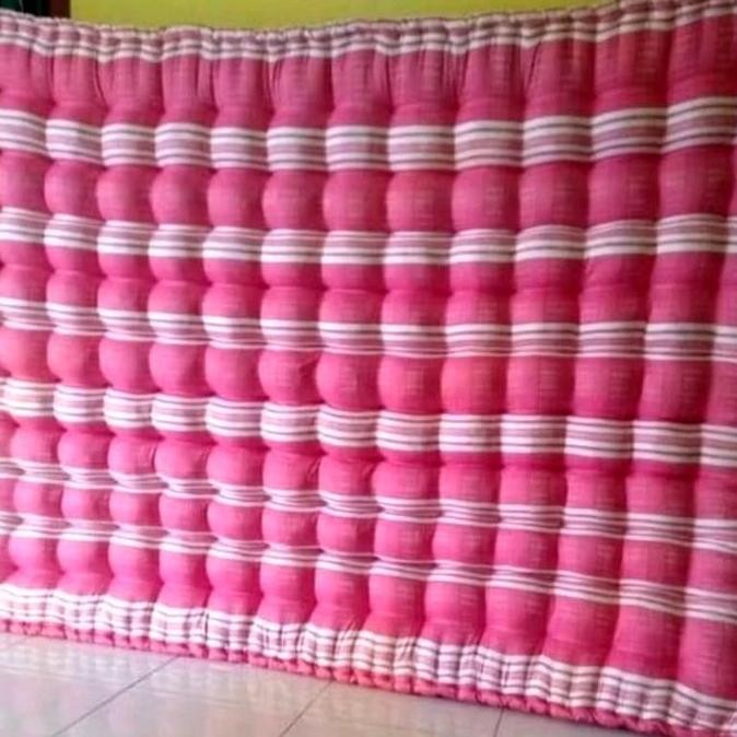 KULIT KASUR KAPUK JUMBO/SINGLE UKURAN 160 CM X200 CM/SARUNG KASUR KAPUK LEGWND SIAP PAKAI