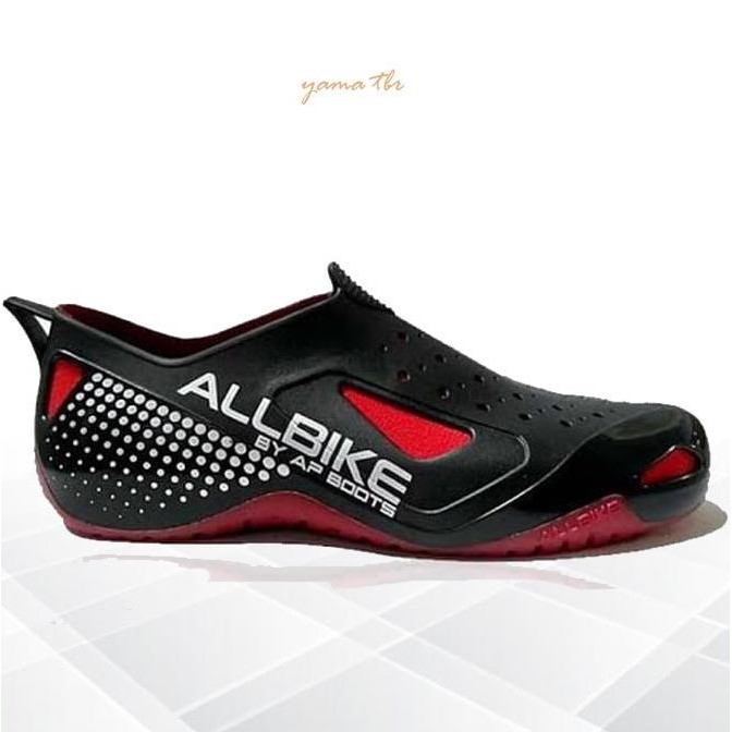 Promo "Dewasa Sepatu Karet Sepeda Air Motor AP Boots Hujan ALLBIKE Running COD