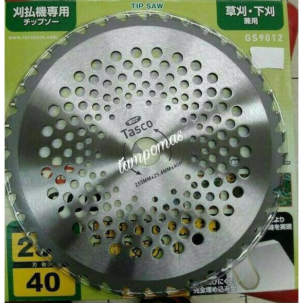 PISAU POTONG RUMPUT CIRCULAR SAW 40MATA STAINLESS BLADE