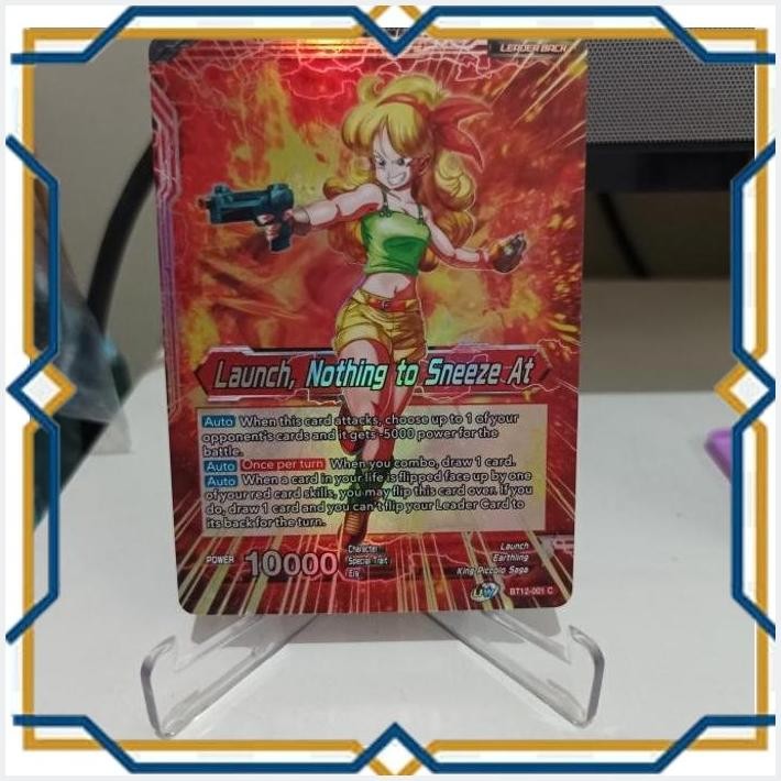 [PRA] KARTU DRAGON BALL SI CANTIK LAUNCH UNISON WARRIOR LEADER CARD | RARE