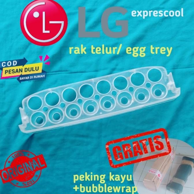 best produk] RAK TELUR EGGTREY KULKAS LG EXPRESCOOL 1PINTU BEKAS