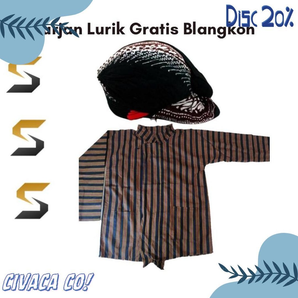 Baju Lurik Jawa Pria-Baju Adat Laki Laki Modern Terlengkap Dan Termurah