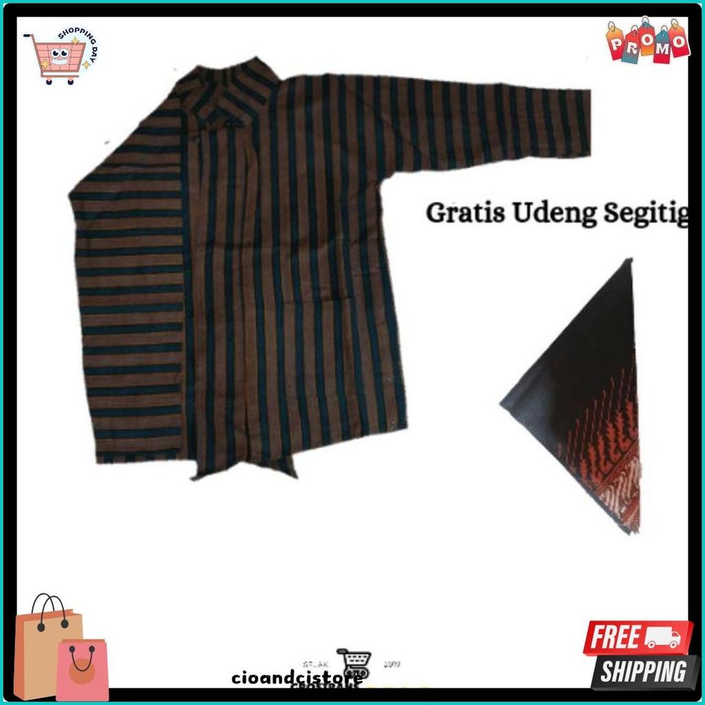 Baju Lurik Jawa Pria-Baju Adat Laki Laki Modern Terlengkap Dan Termurah